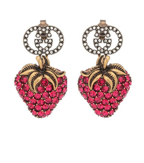 strawberry gucci earrings